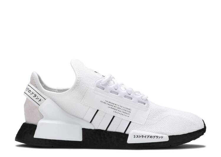

Кроссовки Adidas NMD_R1 V2 'WHITE BLACK', белый