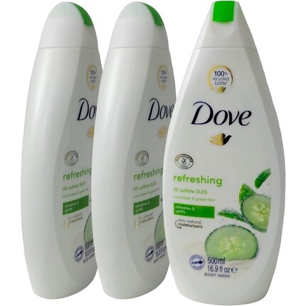 

Гель для душа с ароматом огурца и зеленого чая 500мл, Dove