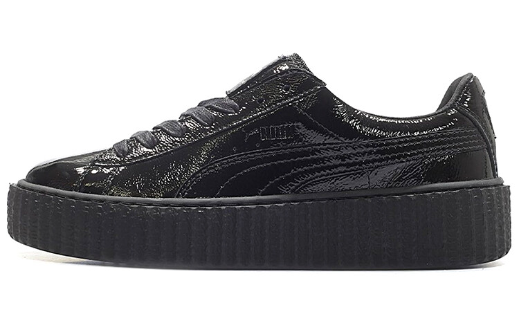 

Puma Унисекс Puma Rihanna Fenty Cracked Leather Shoes Skate Shoes Черный