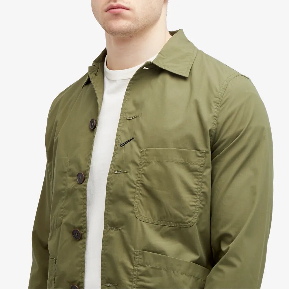Universal Works Куртка Bakers из переработанного материала, зеленый