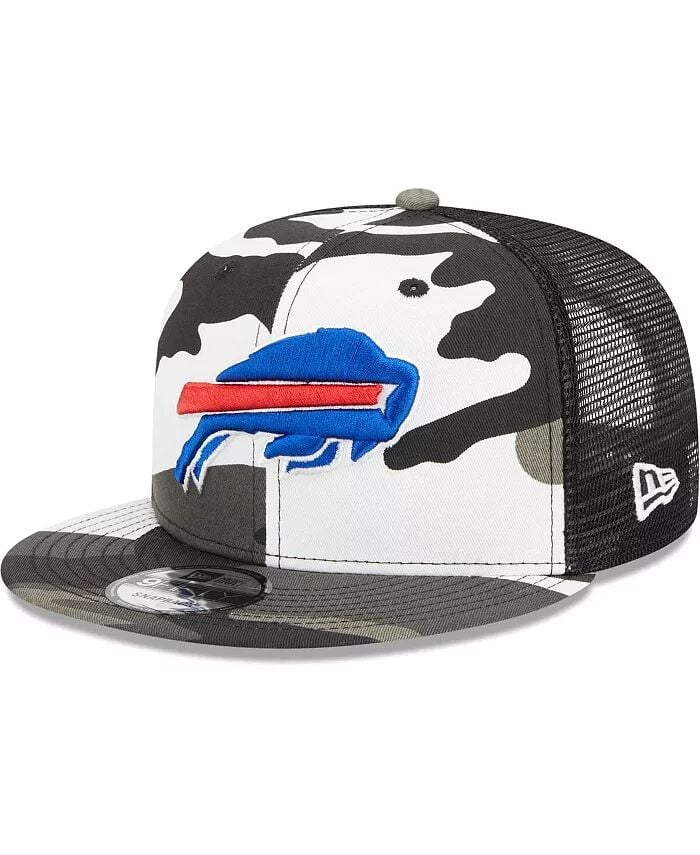 

Мужская кепка с камуфляжным принтом Buffalo Bills 9FIFTY Trucker Snapback New Era, зеленый