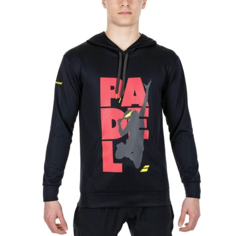 

МУЖСКАЯ ТОЛСТОВКА BABOLAT SWEAT PADEL. 6MS22041 Черный.