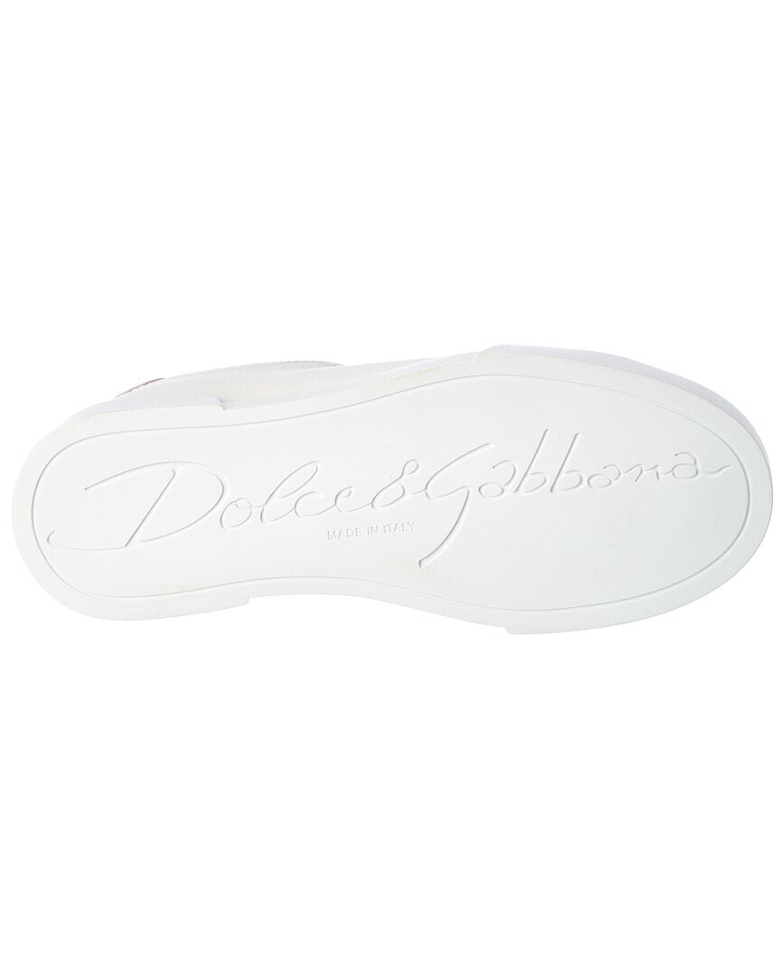 

Кожаные кроссовки Dolce & Gabbana Portofino, белый