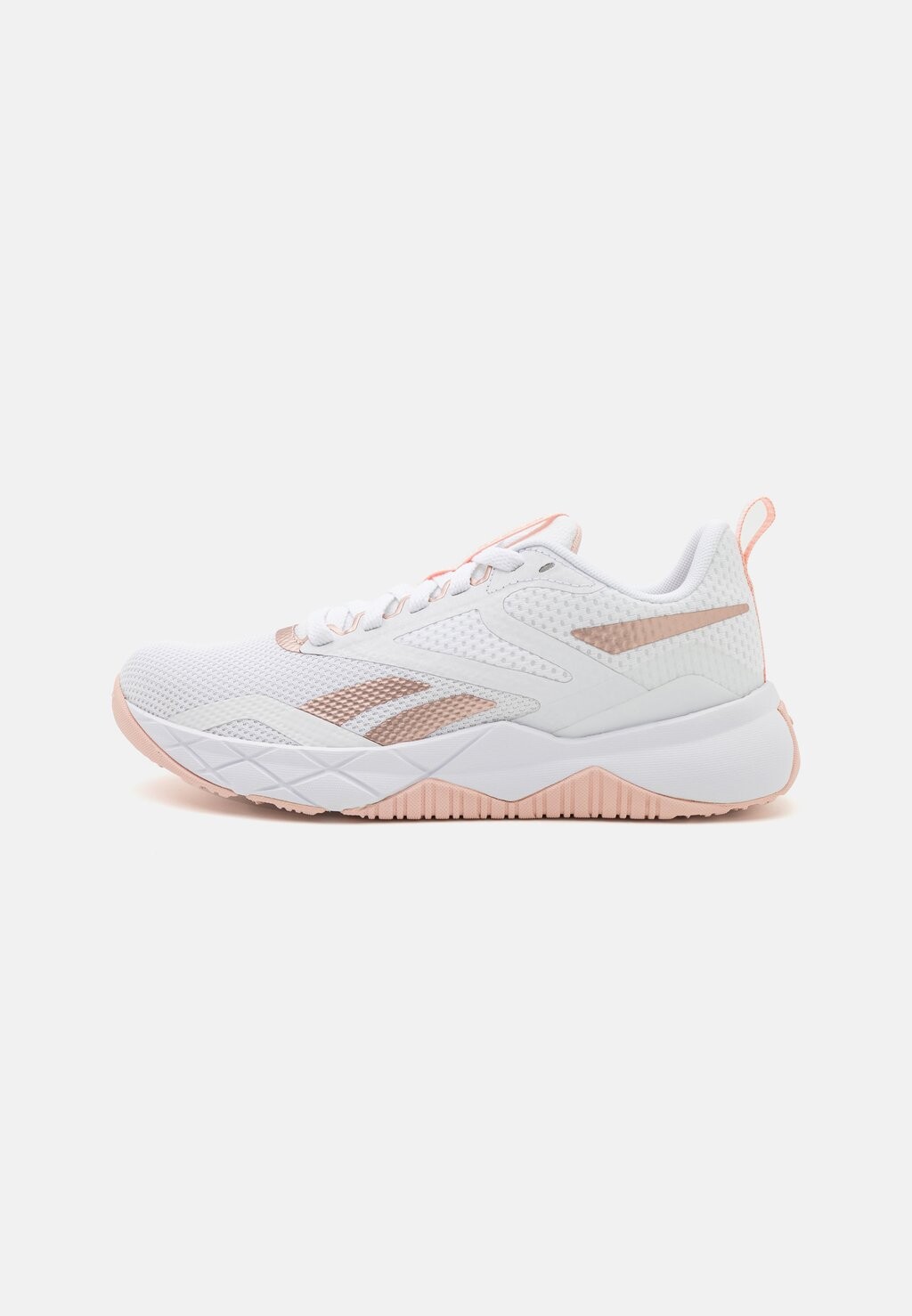 

Кроссовки NFX TRAINER Reebok, обувь белого/возможно розового цвета, Белый