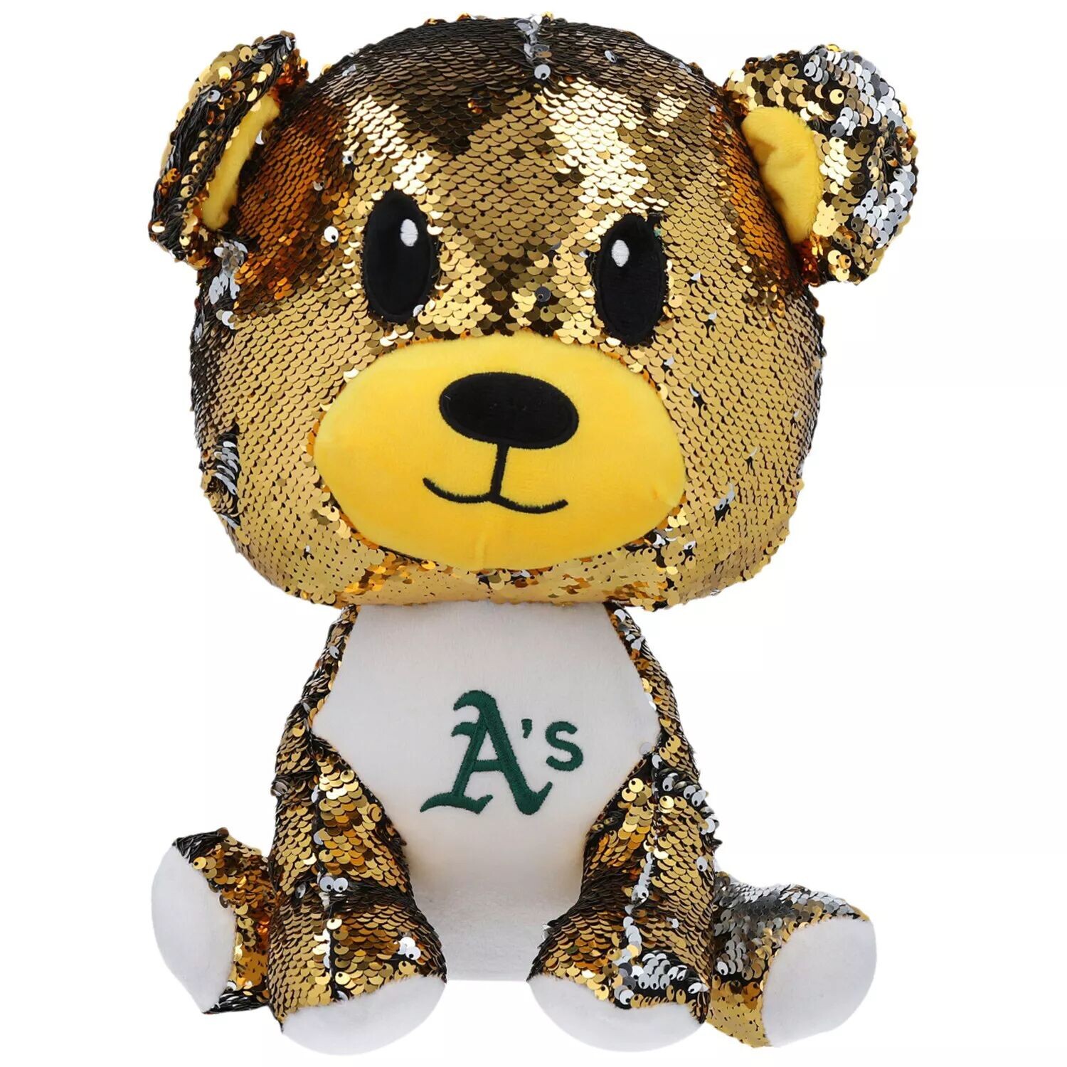 

Плюшевый мишка с пайетками FOCO Oakland Athletics Unbranded