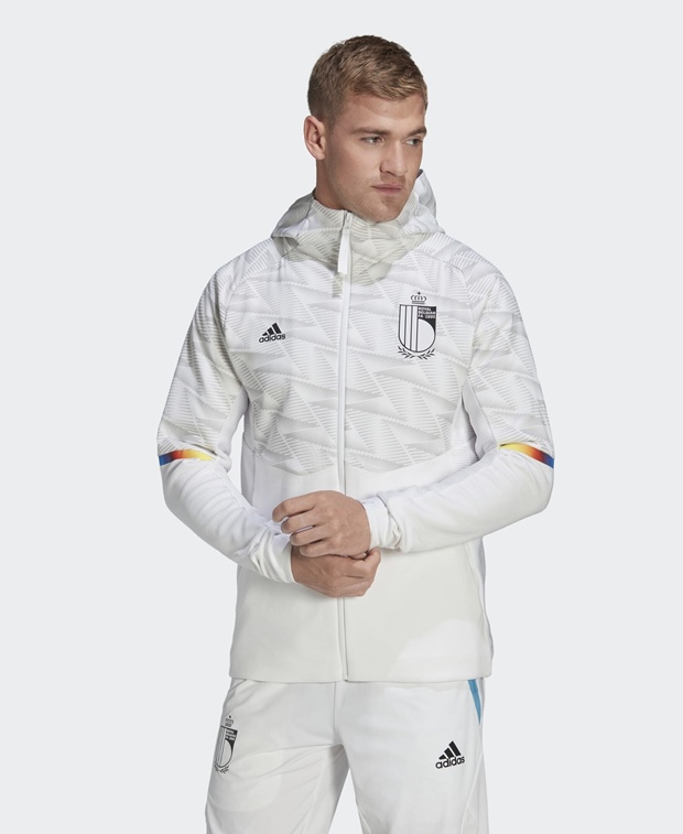 Куртка с капюшоном adidas Performance, белый PERFORMANCE