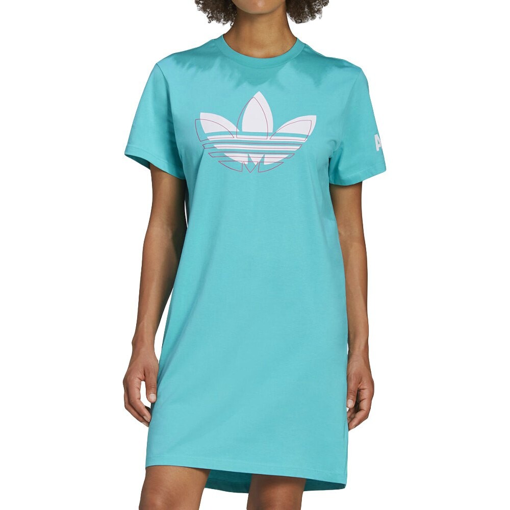 

Платье с коротким рукавом adidas HE2216, синий