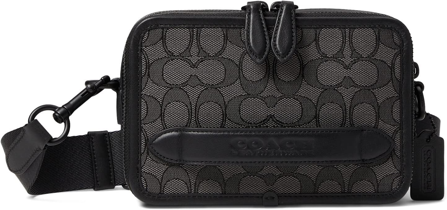 

Кроссбоди Charter из фирменного жаккарда COACH, цвет Charcoal/Black