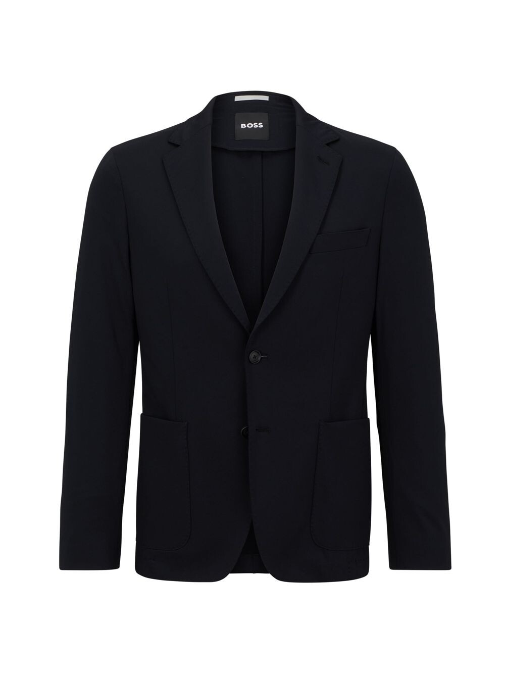 

Куртка Slim-Fit из спортивного эластичного джерси BOSS, черный