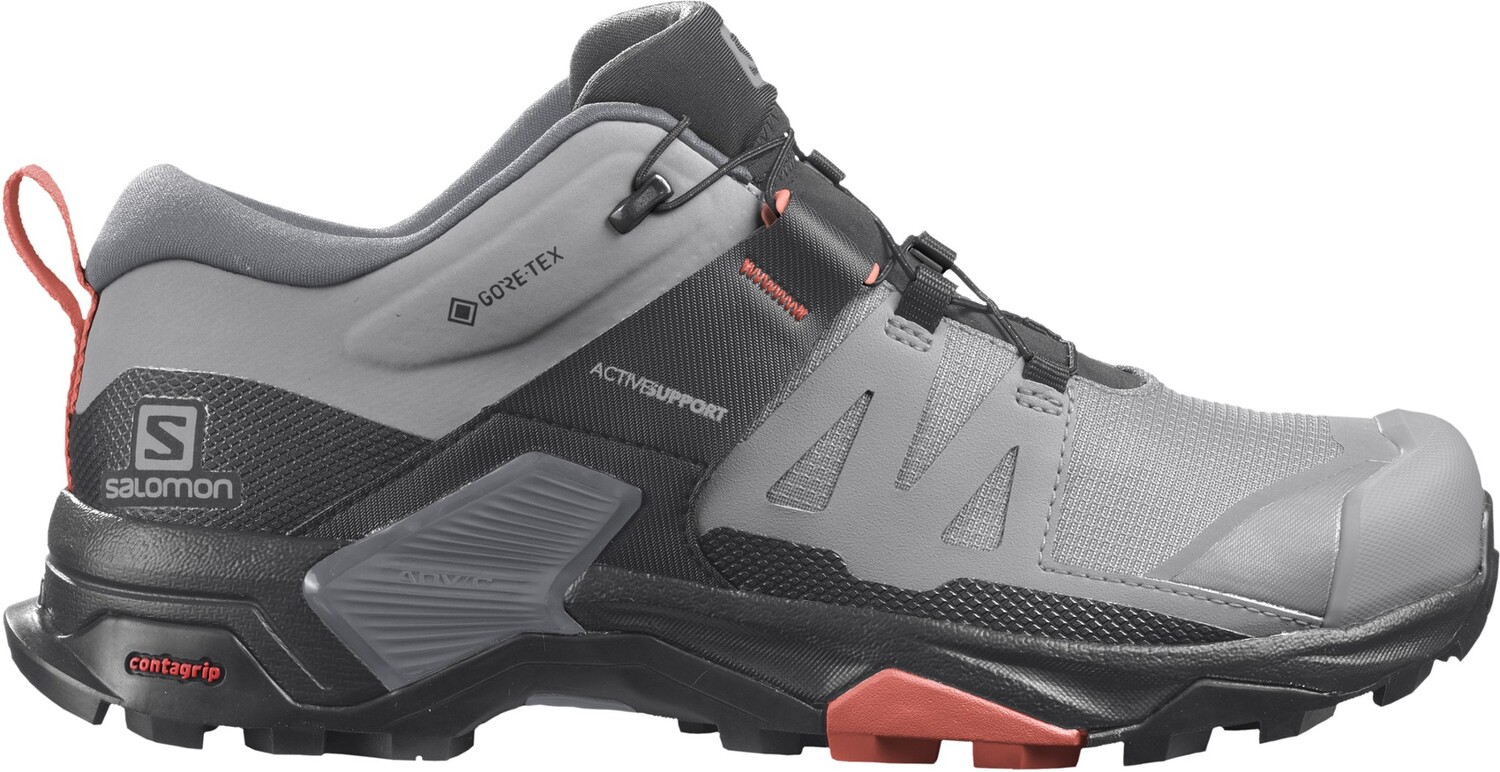 

Походные женские ботинки Salomon X Ultra 4 Gore-Tex, серый