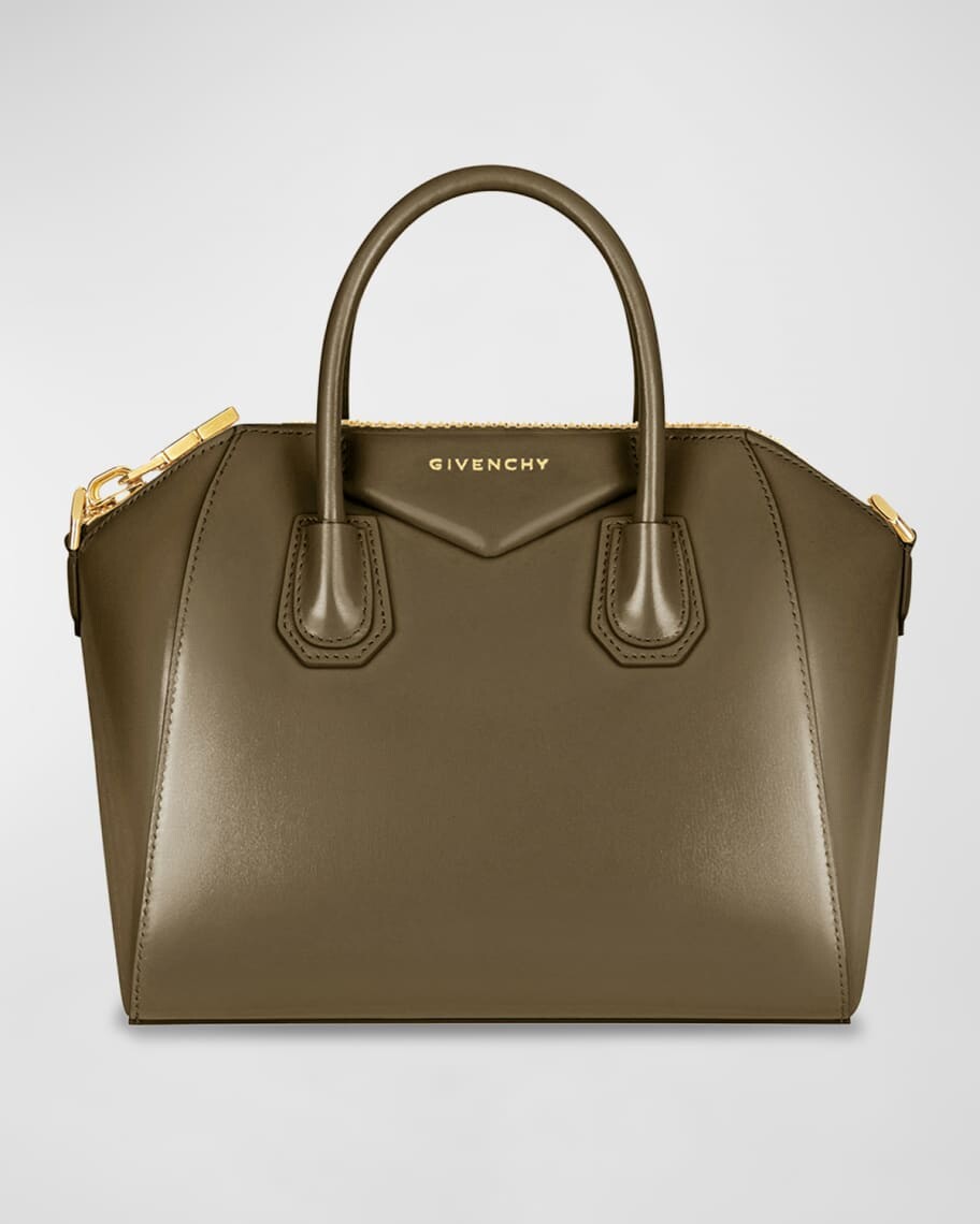 

Маленькая сумка Antigona с верхней ручкой из кожи Box Givenchy