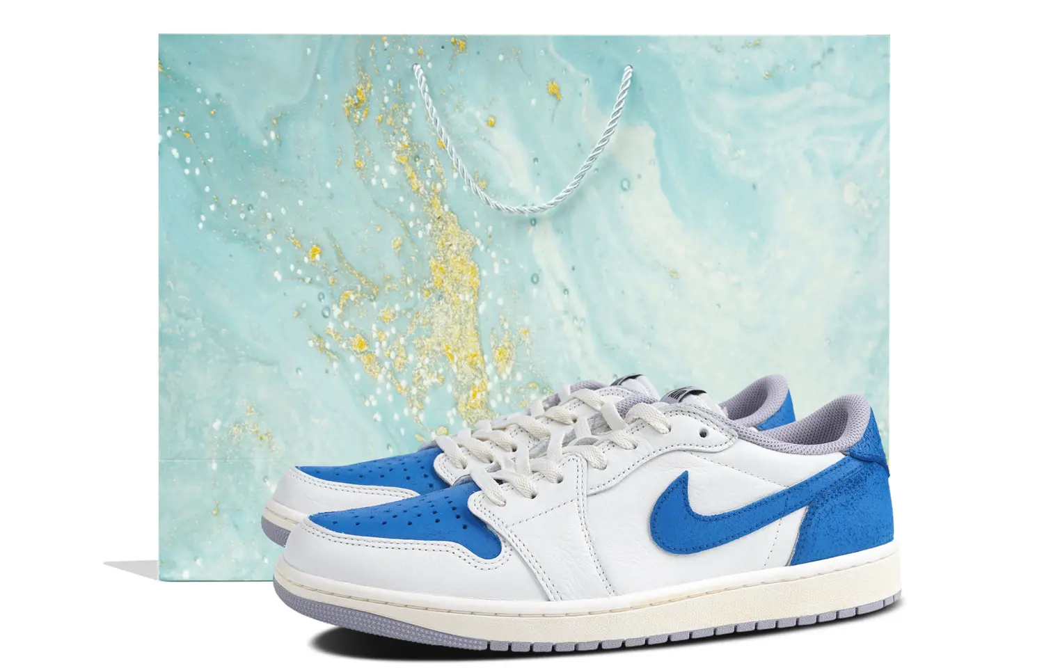 

Баскетбольные кроссовки Air 1 Vintage Men Low-top White/Royal Blue Jordan