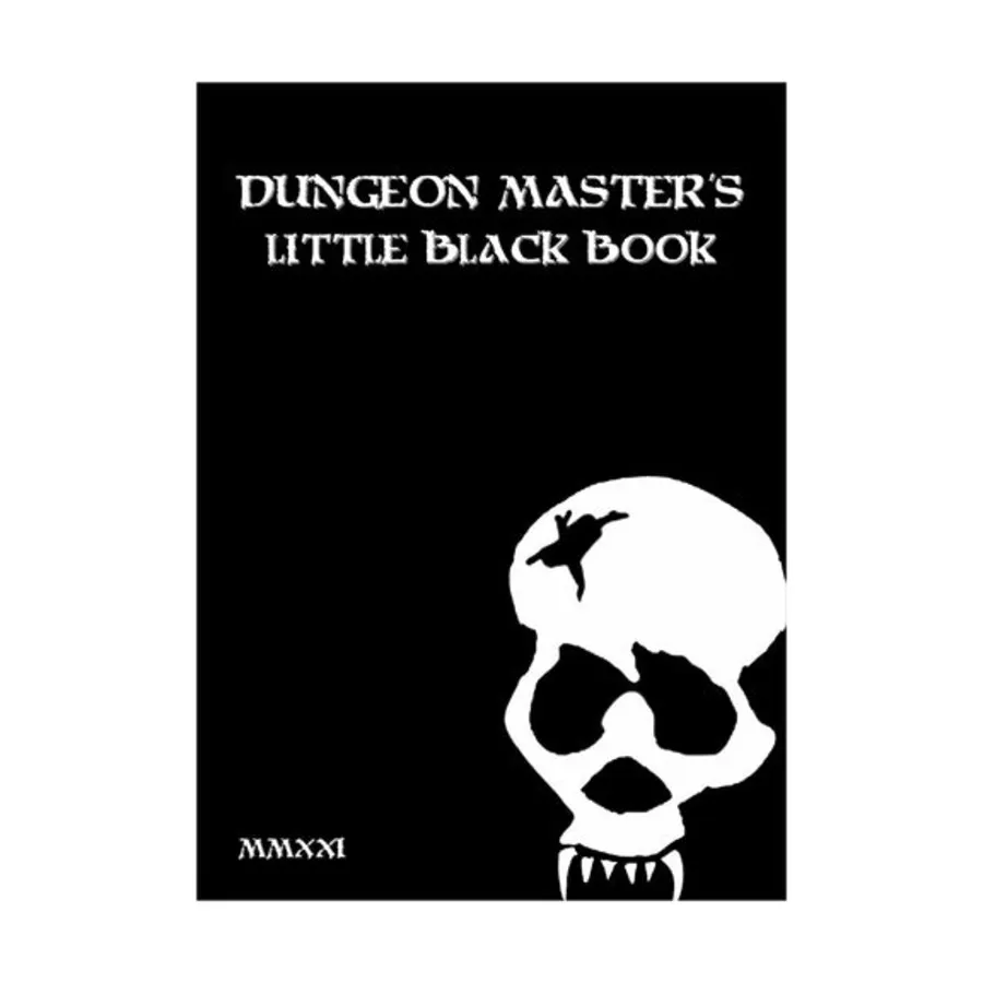 

Маленькая черная книга Dungeon Master's 2021 с содержанием, Black Hack
