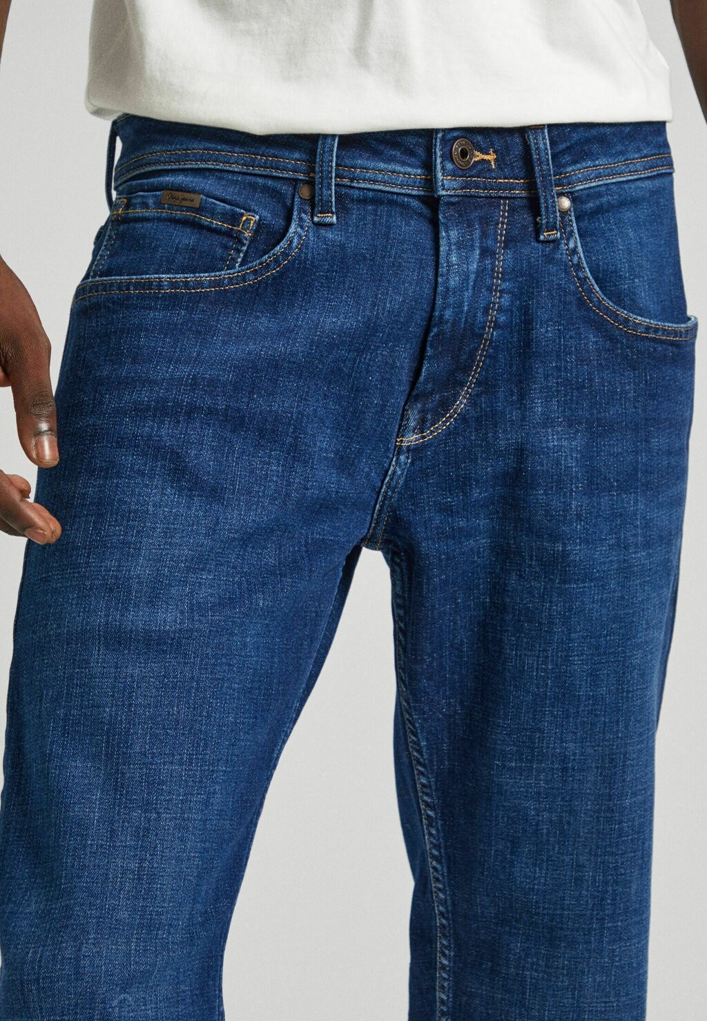 

Прямые джинсы Pepe Jeans, синий деним