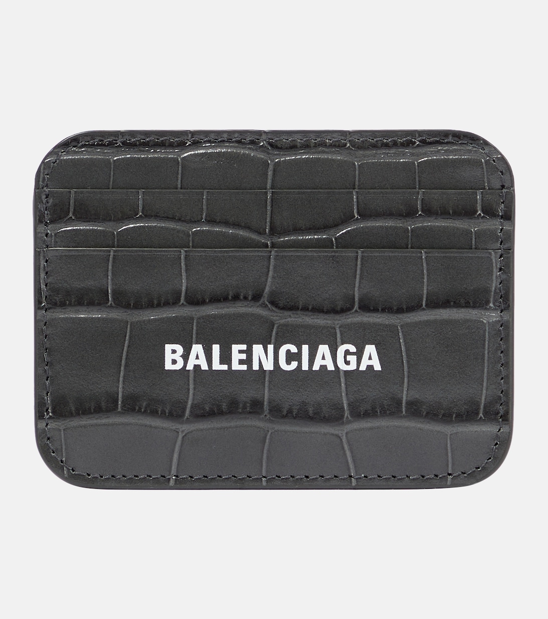 

Кошелек из кожи с наличными Balenciaga, серый