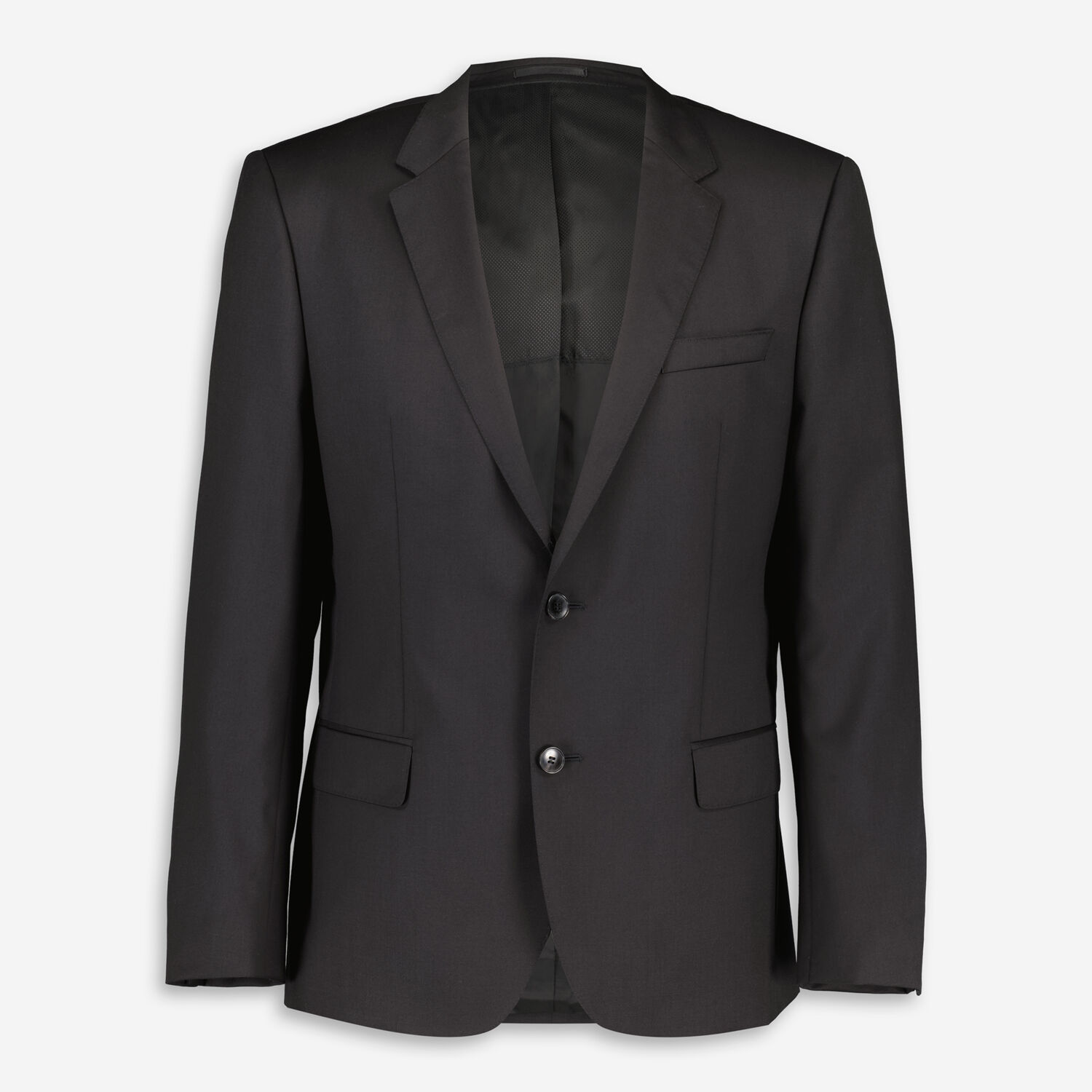 Черный шерстяной пиджак Hugo Boss
