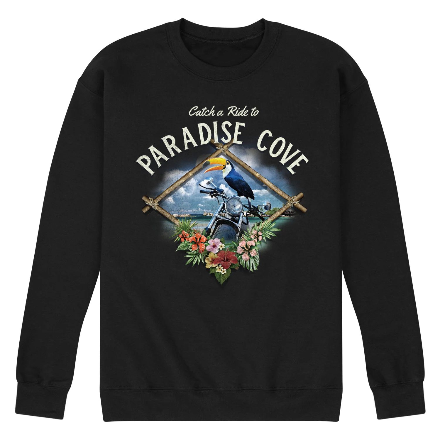 Мужской свитшот с рисунком Paradise Cove Licensed Character