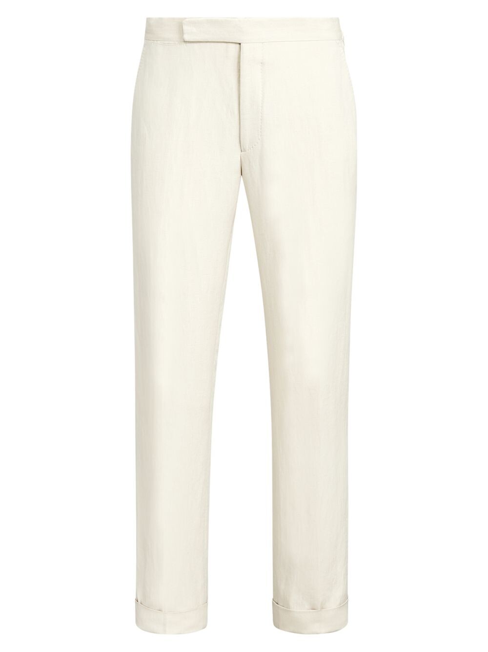 

Gregory Льняные и шелковые брюки Ralph Lauren Purple Label, кремовый