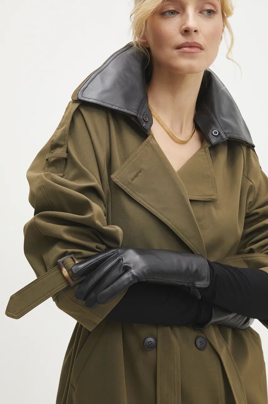 

Перчатки Answear Lab quanti in pelle, черный