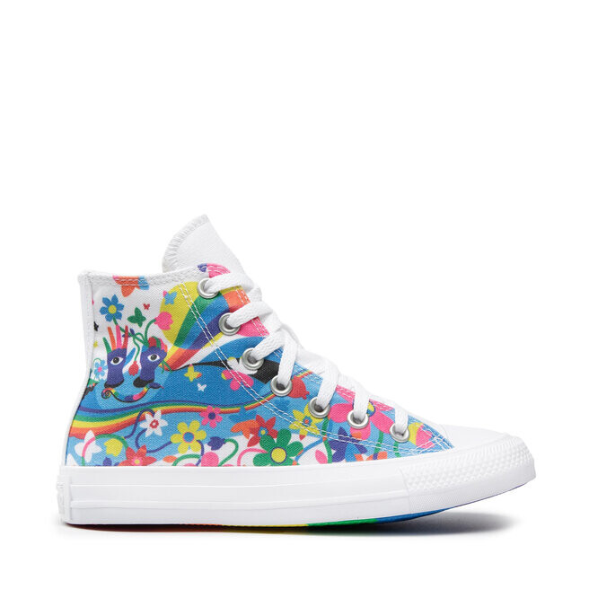 Кеды Converse Ctas Hi 170822C White/Multi/White, цвет