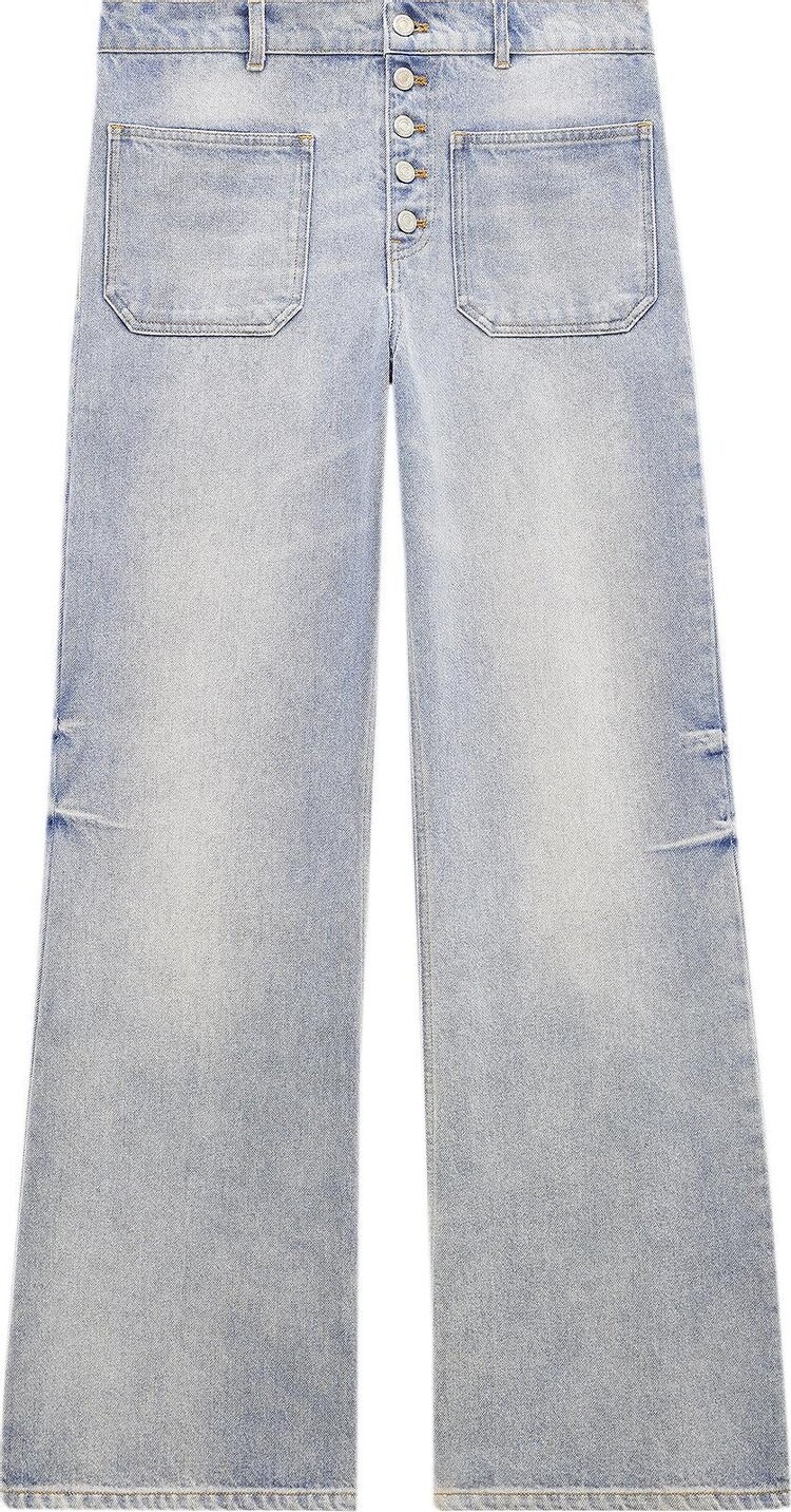 

Брюки Courrèges Multiflex Denim Baggy 'Light Blue Wash', синий