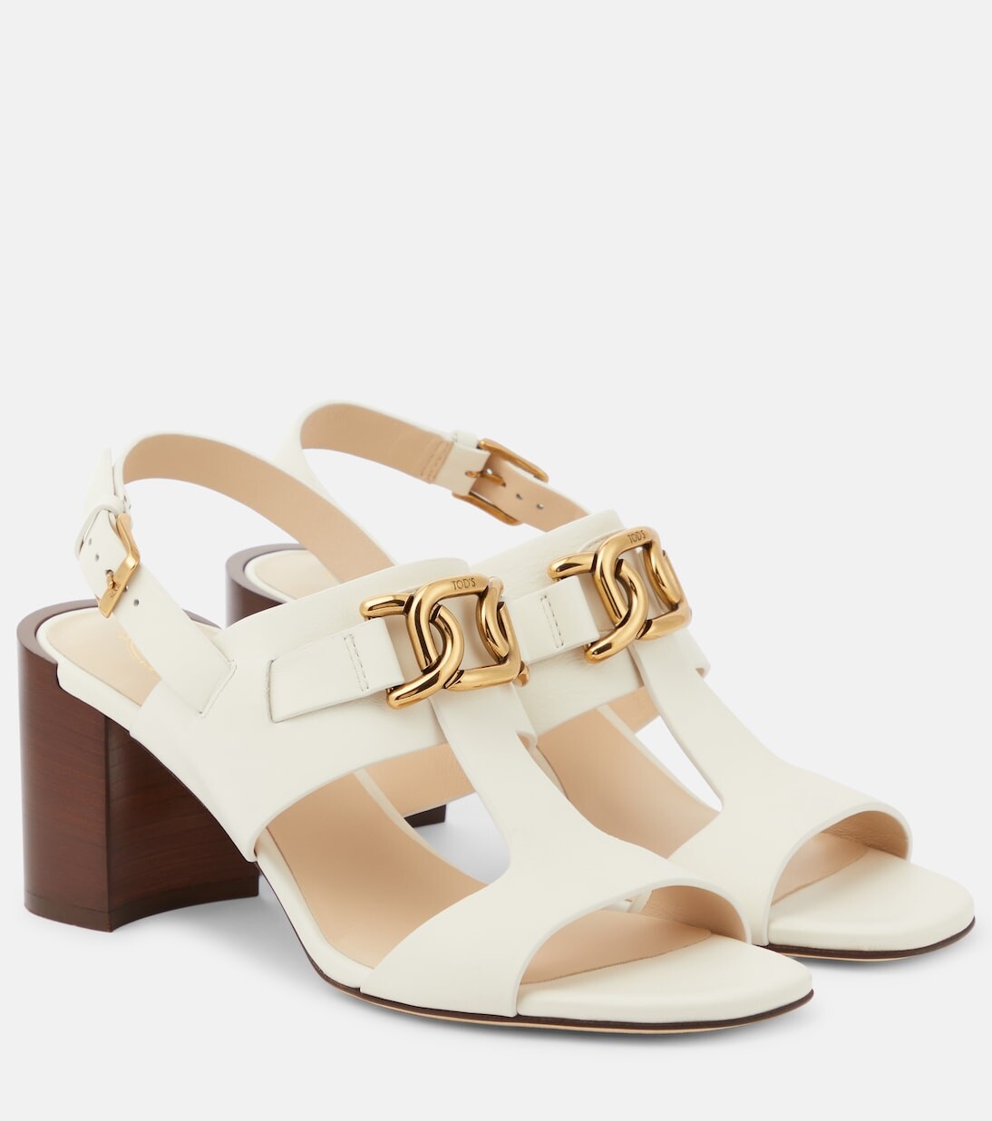 

Кожаные сандалии kate Tod'S, белый