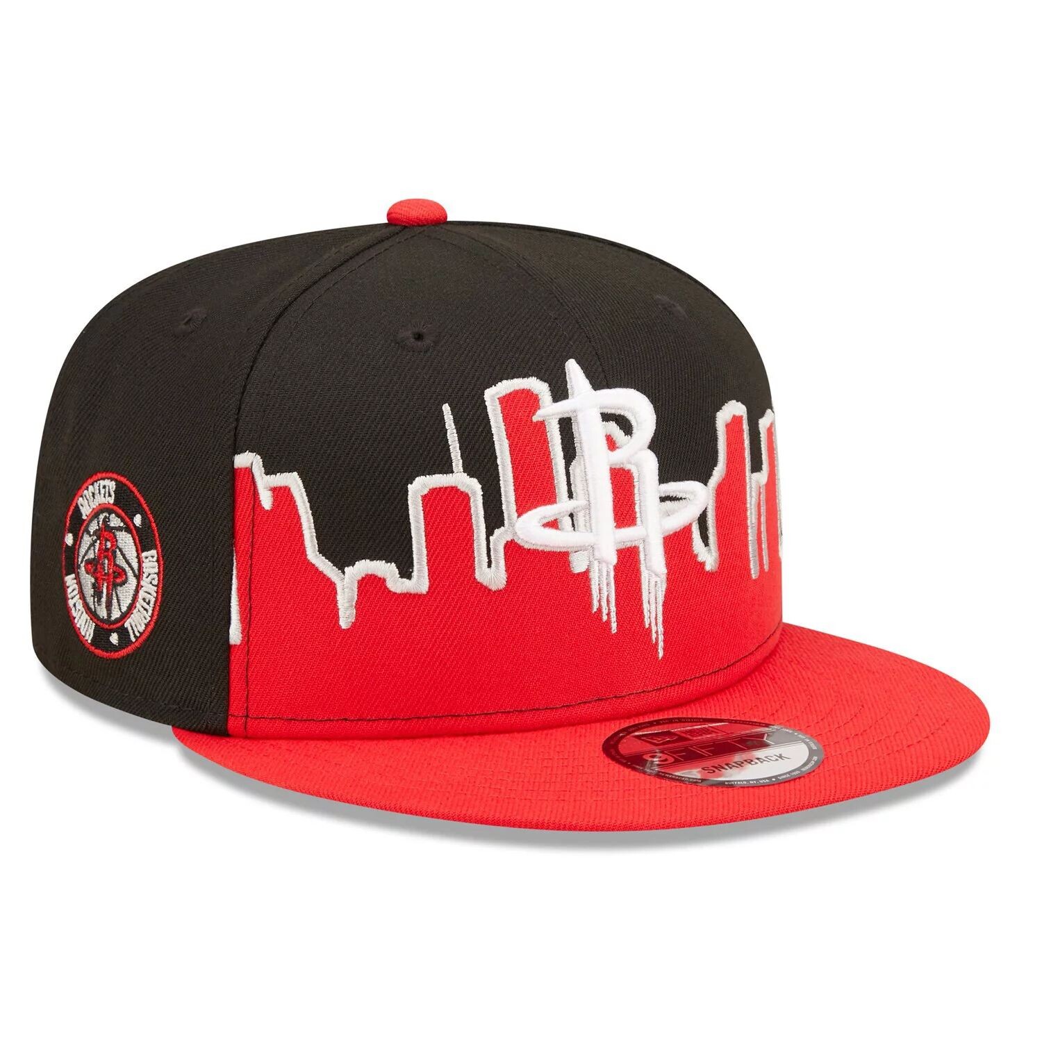 

Мужская кепка New Era Red/Black Houston Rockets 2022 Tip-Off 9FIFTY Snapback