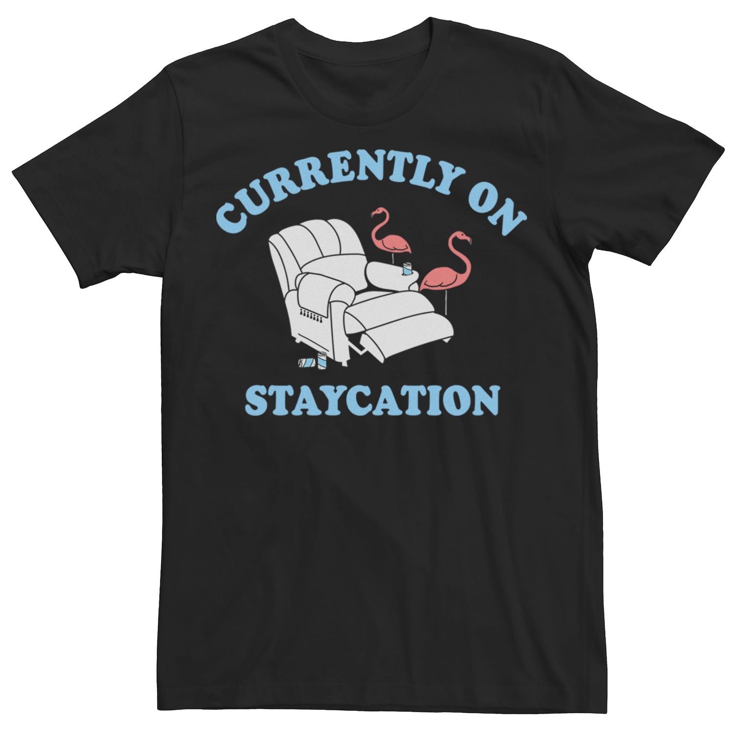 Мужская футболка с изображением кресла-реклайнера Staycation Licensed Character