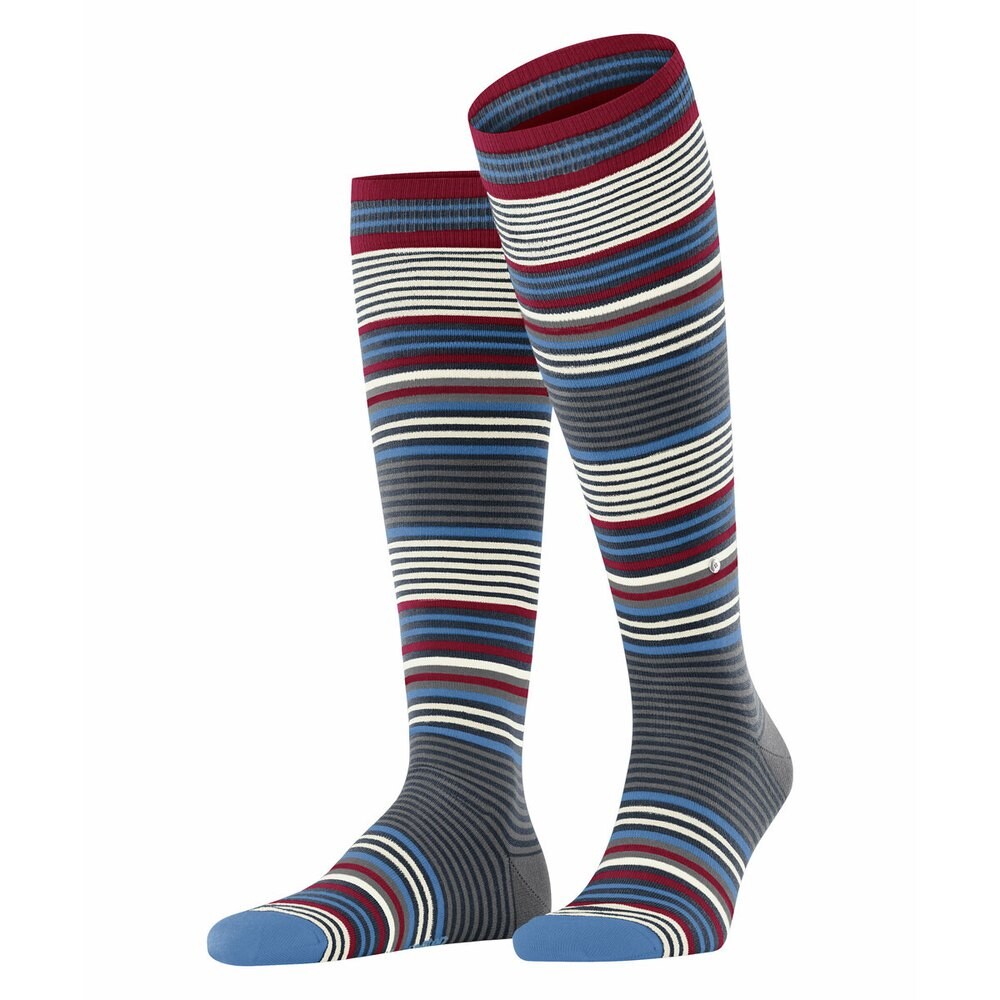

Носки Burlington Stripe High, синий