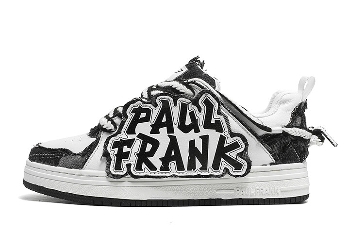 

Кеды мужские, обувь для скейтбординга низкая Paul Frank, белый/черный