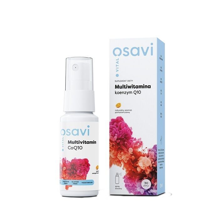 

Osavi Multiwitamina Koenzym Q10 Spray Doustny Smak Pomarańczowy коэнзим Q10 спрей, 25 ml