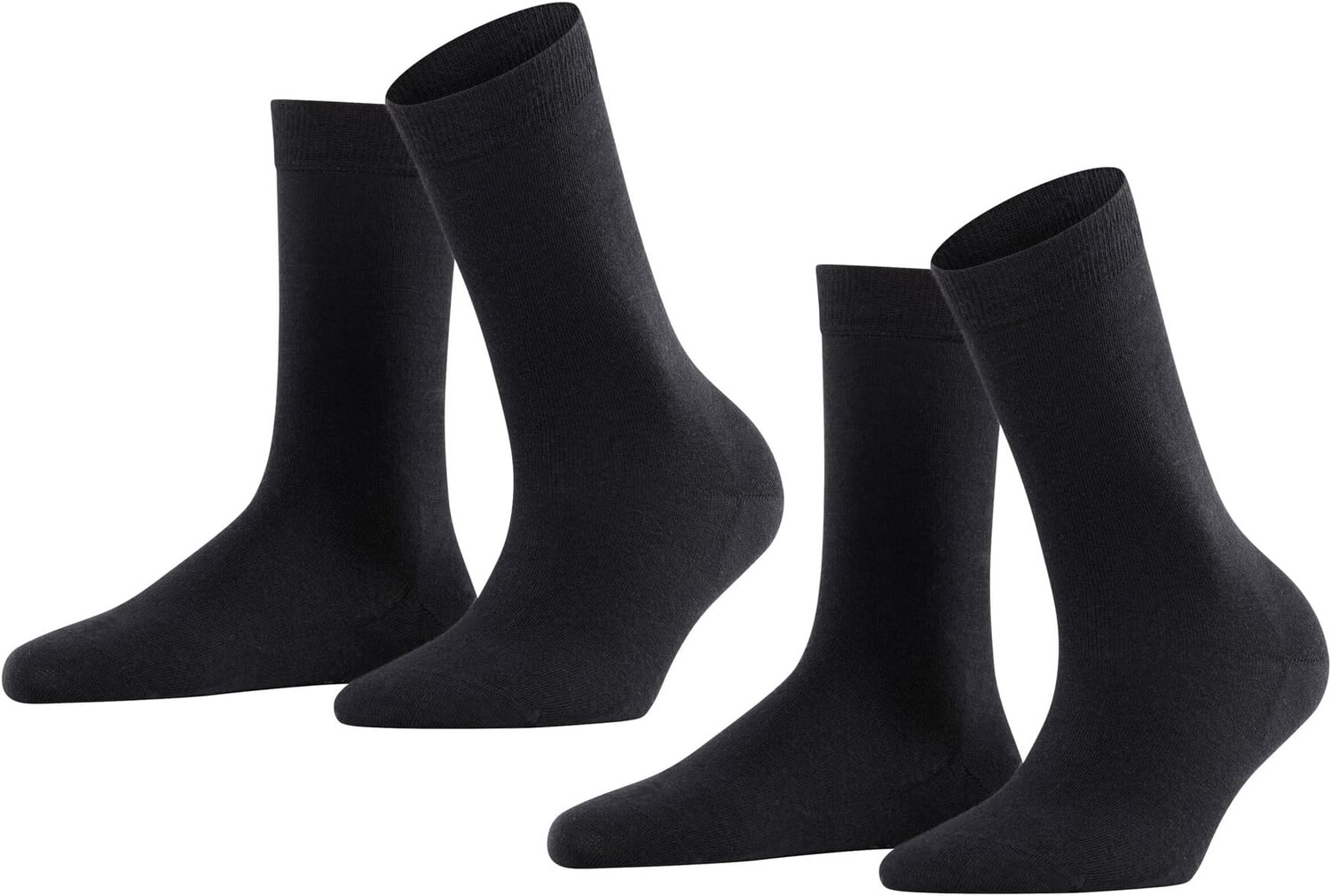 

2 пары носков Softmerino для экипажа Falke, черный