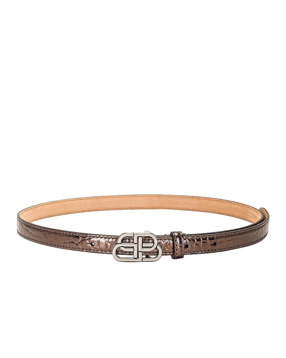 

Ремень Balenciaga Bb 15, цвет Dark Bronze
