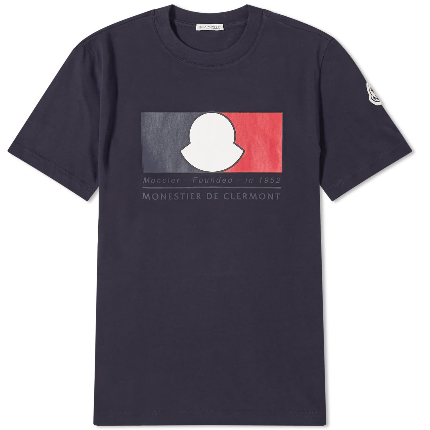 

Футболка Moncler Box Logo, темно-синий