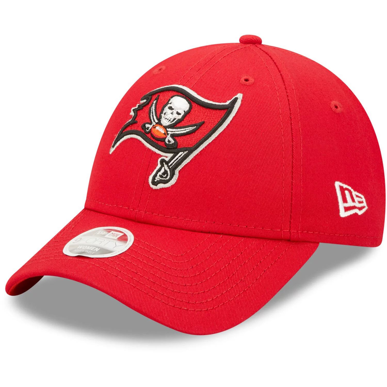 

Женская простая регулируемая кепка New Era Red Tampa Bay Buccaneers 9FORTY New Era