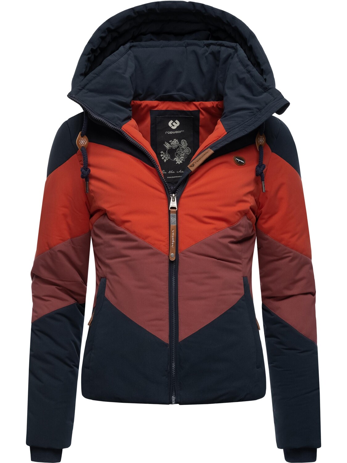 

Пуховик ragwear Novva Block, темно синий