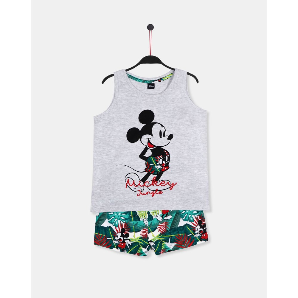 

Пижама Disney Mickey Jungle Sleeveless, серый