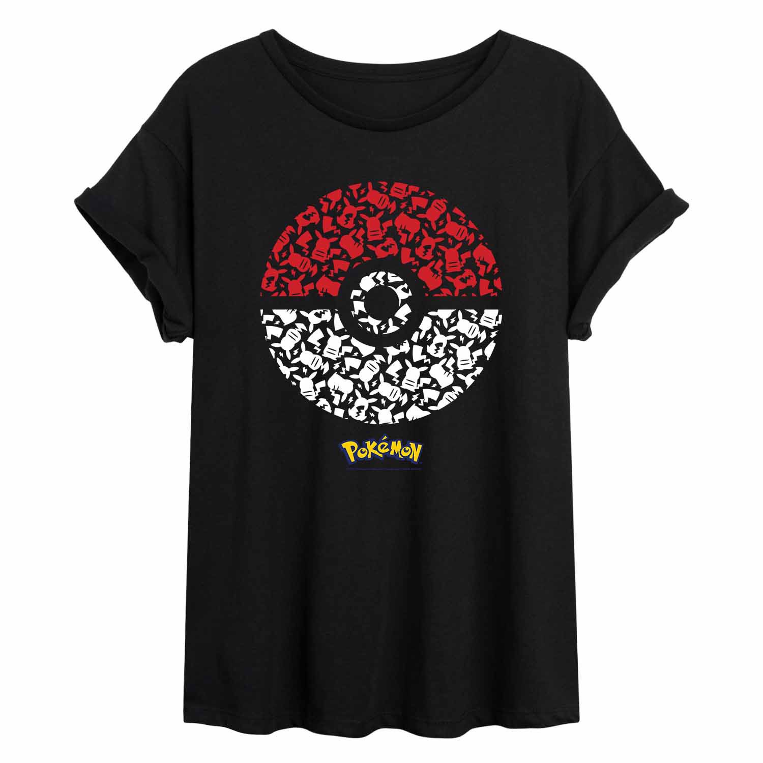 Струящаяся футболка Pokémon Poké Ball для юниоров Licensed Character