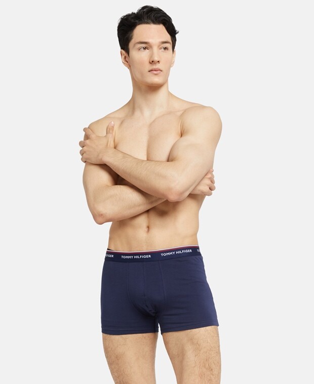 

Шорты-боксеры, комплект из 3 шт. Tommy Hilfiger, темно-синий