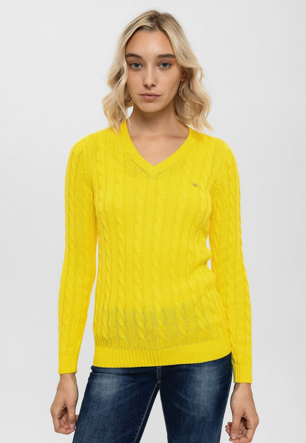 Вязаный свитер Moxx Paris, цвет yellow