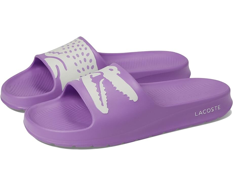

Сандалии Lacoste Croco 2.0 222 1 CFA Slide, цвет Pollen/Bear Cub/Camouflage/Clay/Navy Blue