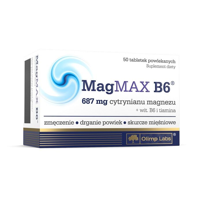 Olimp MagMax B6 магний с витамином B6, 50 шт. магний nature’s bounty 200 мг с витамином b6 в таблетках 60 шт