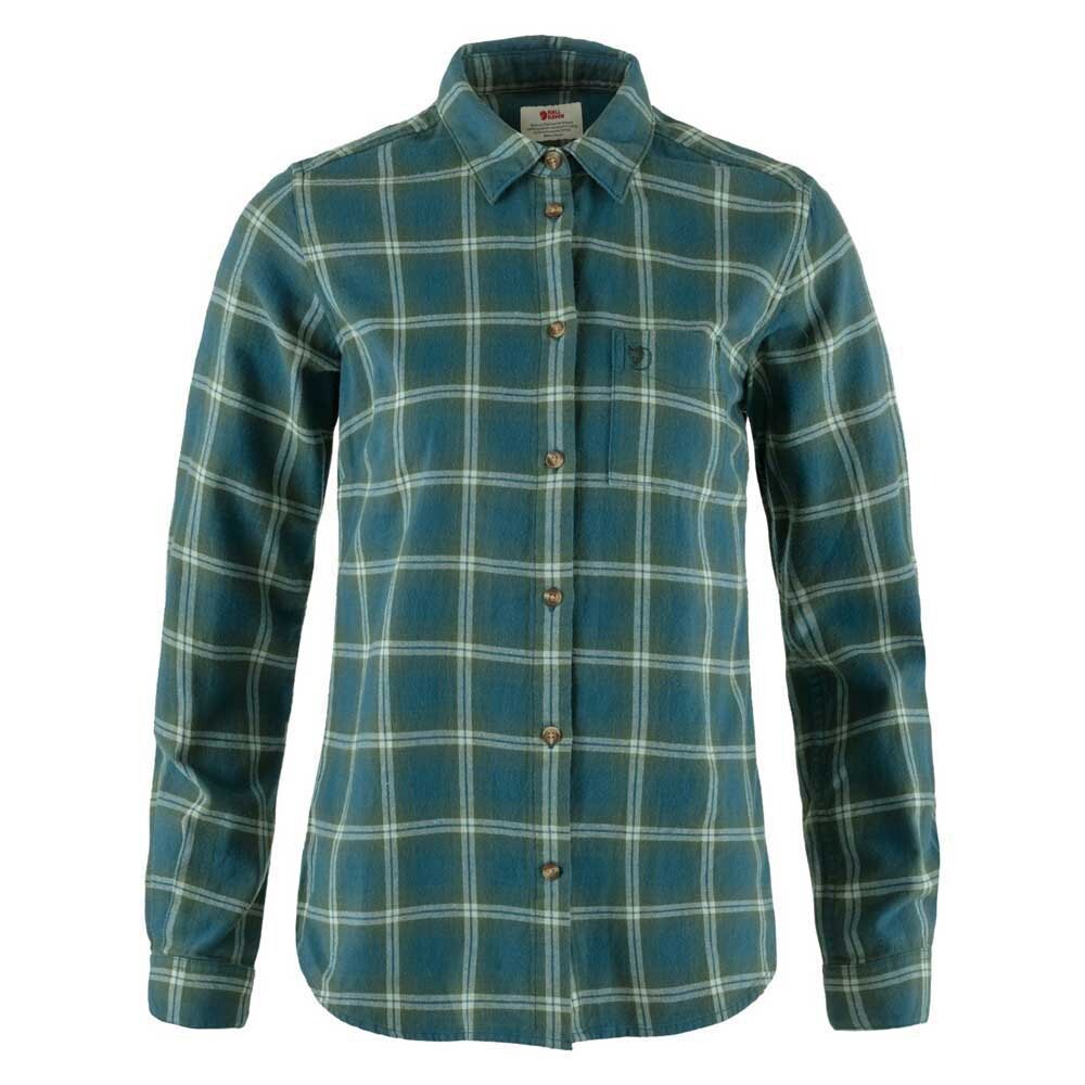 

Рубашка Fjällräven Övik Flannel, зеленый