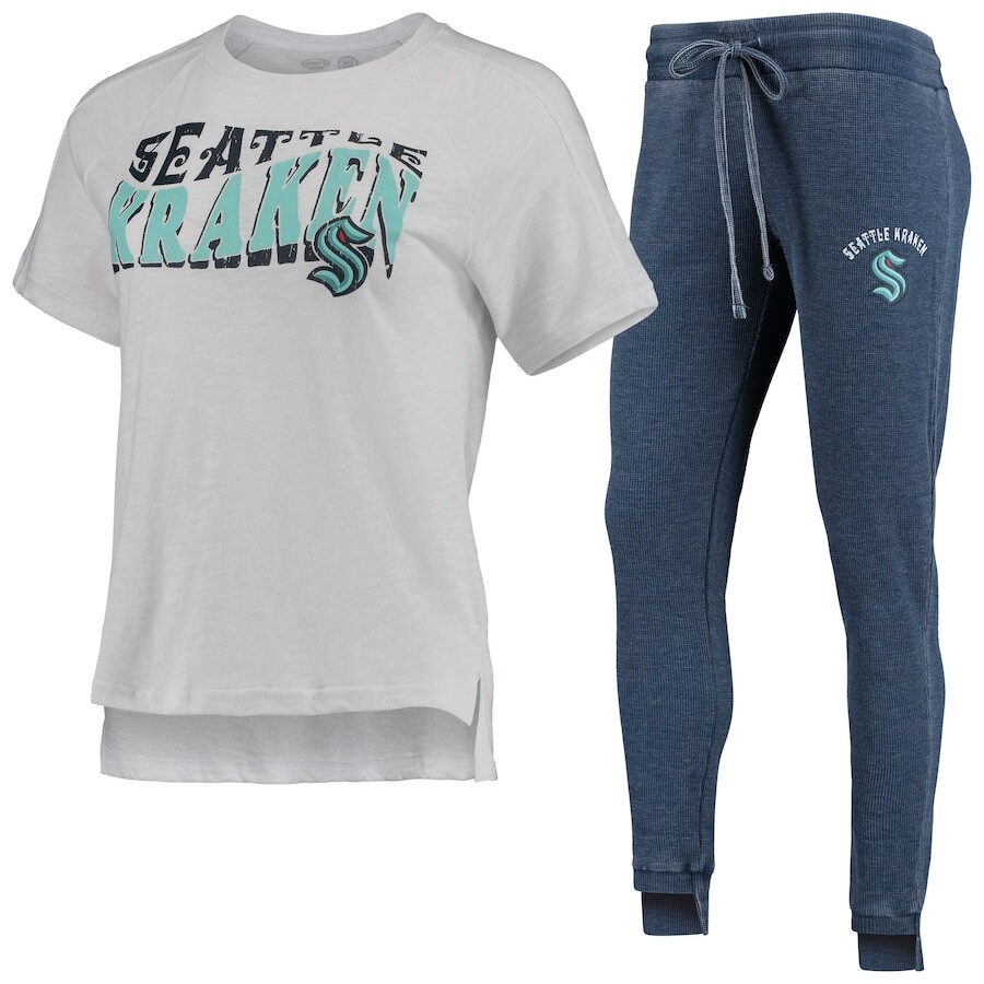 

Пижамный комплект Concepts Sport Seattle Kraken, синий