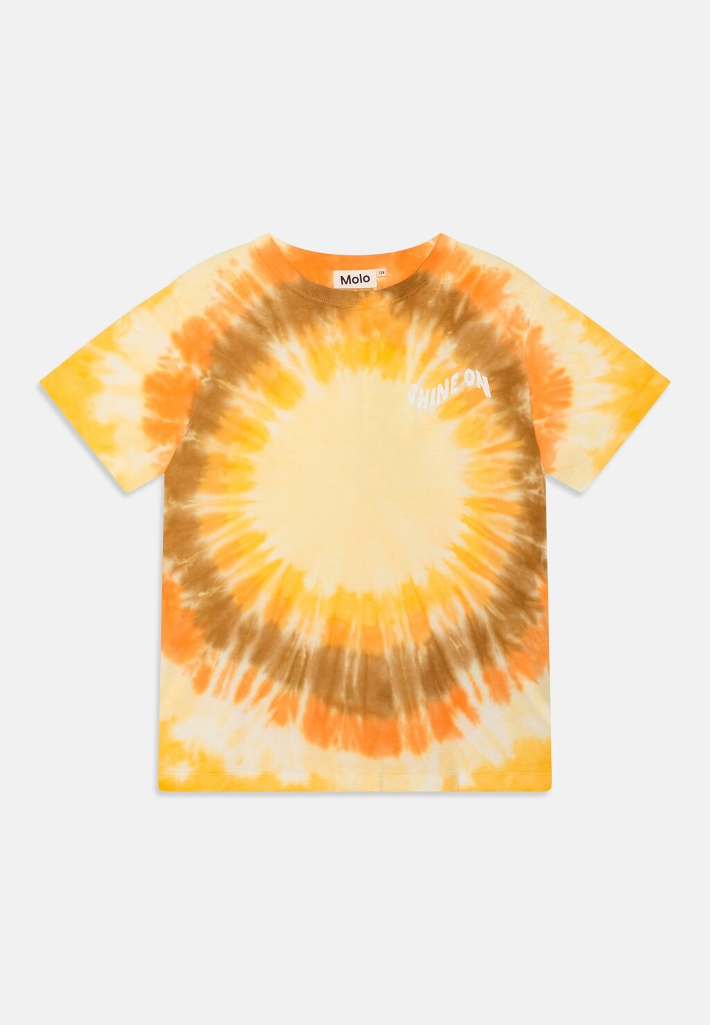

Футболка с принтом Riley Short Sleves Unisex Molo, цвет mottled yellow