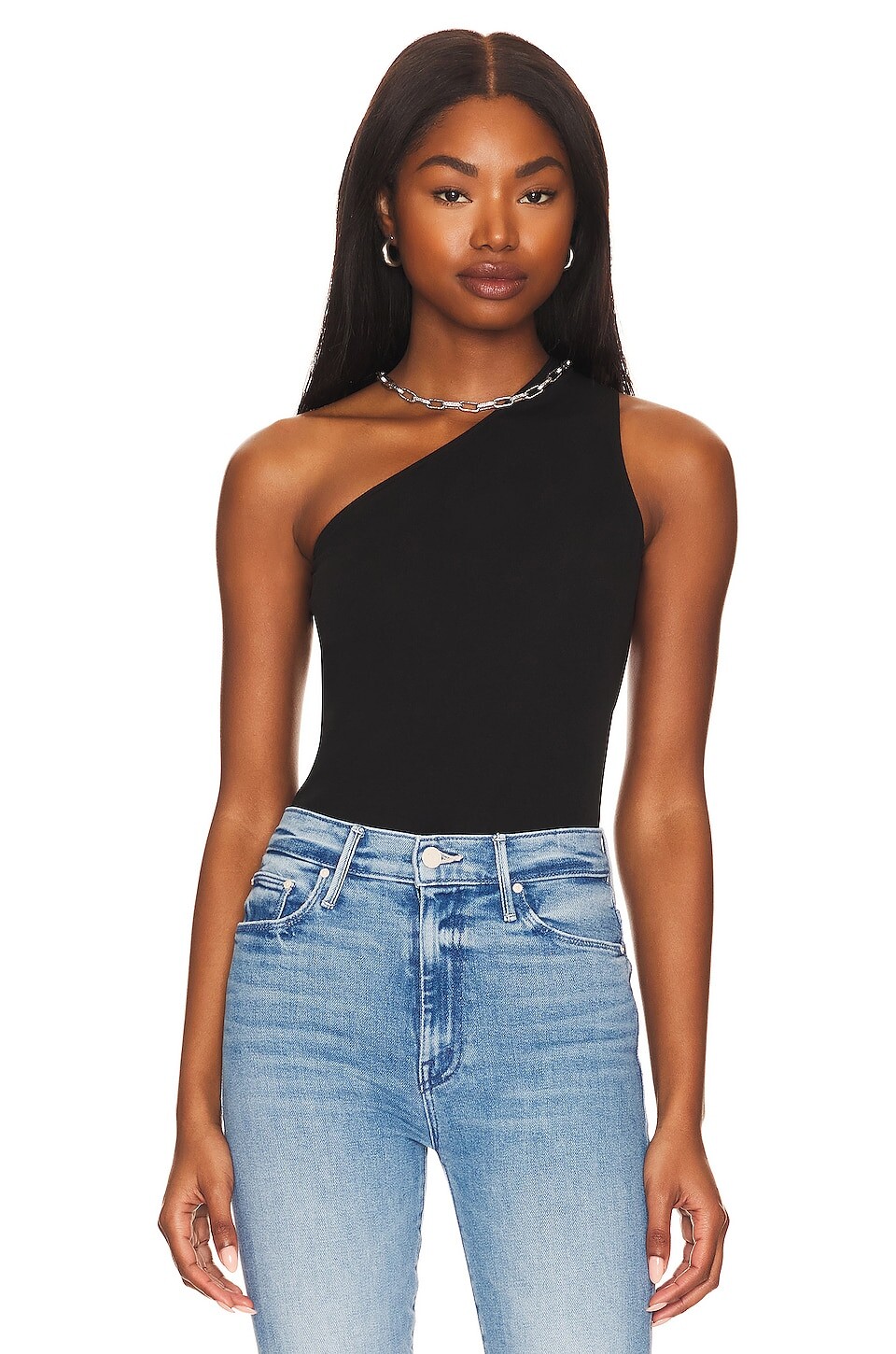 

Боди Wolford One Shoulder Asymmetrical, черный