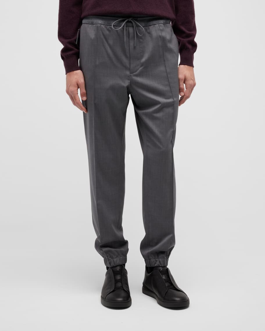 

Мужские спортивные джоггеры с одной складкой ZEGNA