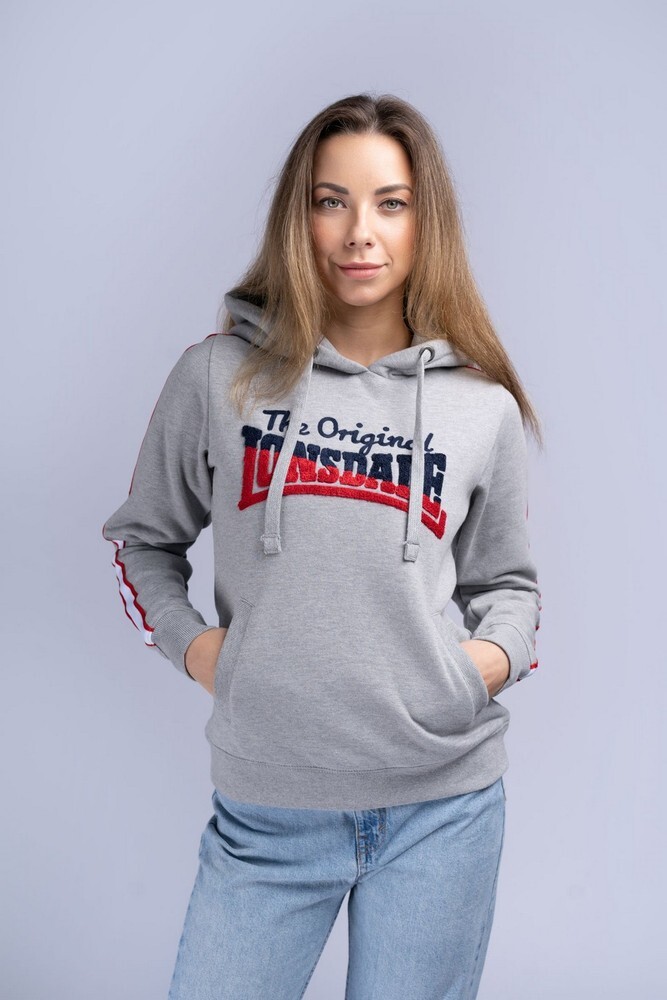 

Толстовка Lonsdale Hoodie Lissan, серый