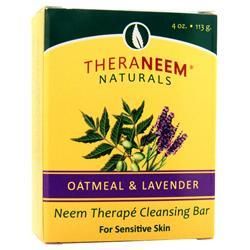Theraneem Organix Neem Therape мыло с овсянкой и лавандой 4 унции цена и фото