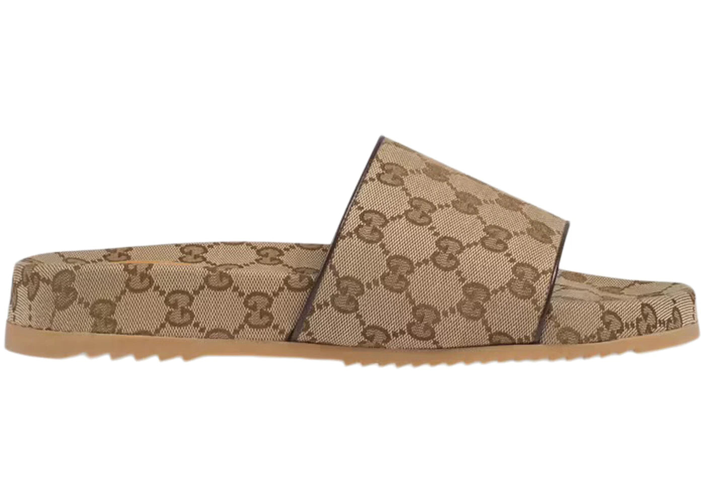 

Шлепанцы Gucci GG Slide, бежевый/коричневый